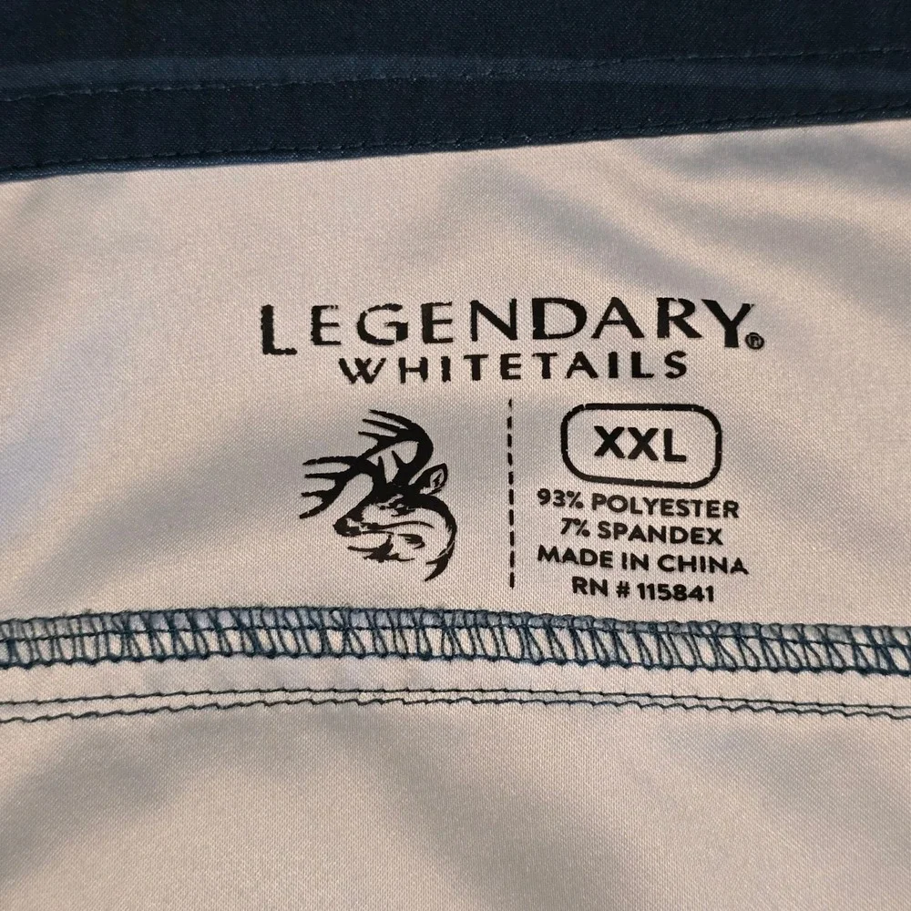 Legendary Whitetails Mens XXL 2xl Blue‎ Striped Board Shorts Swim Trunks Unlined